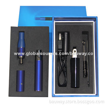 Bauway Ciggo Harsh 1,000 Puffs 650mAh Dry Herb Electronic Cigarette with Blue and Black Colors